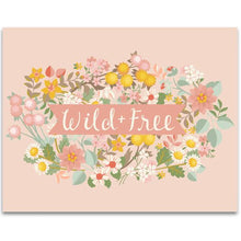 Load image into Gallery viewer, Wild + Free Floral Print
