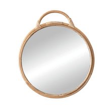Load image into Gallery viewer, Round Mirror with Rattan Frame
