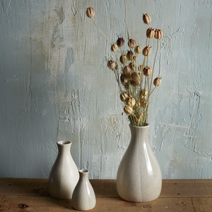 Allium Vase in Large filled with dried floral