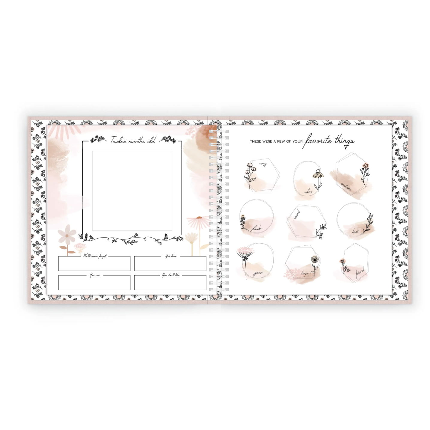 Wildflower Luxury Memory Book