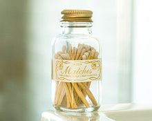 Load image into Gallery viewer, Vintage White Mini Match Bottle
