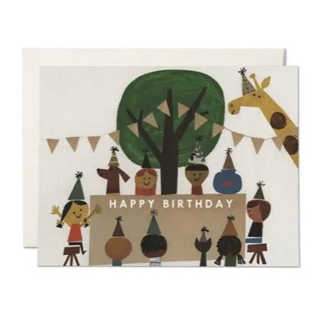 Kids Birthday Party Greeting Card