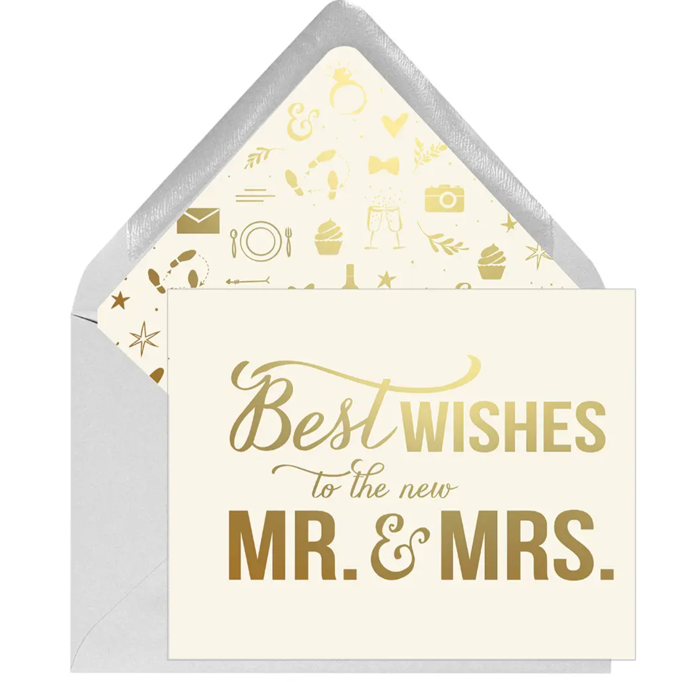 Best Wishes Mr and Mrs Card
