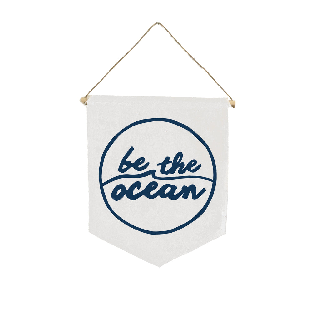 Be The Ocean Canvas Banner