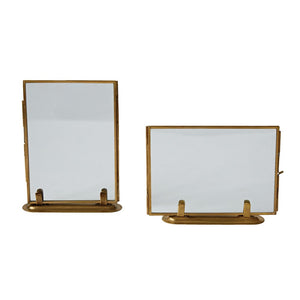 5x7 Brass Standing Photo Frames