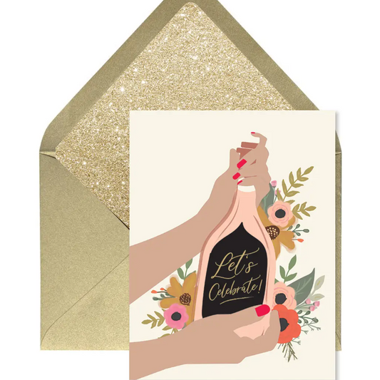 Let's Celebrate Gold Card