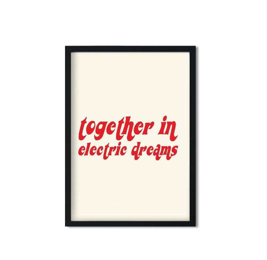Together in Electric Dreams Giclée Art Print
