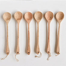 Load image into Gallery viewer, Hand Carved Wooden Serving Spoon
