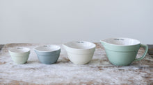 Load image into Gallery viewer, Green Stoneware Measuring Cups, Set of 4
