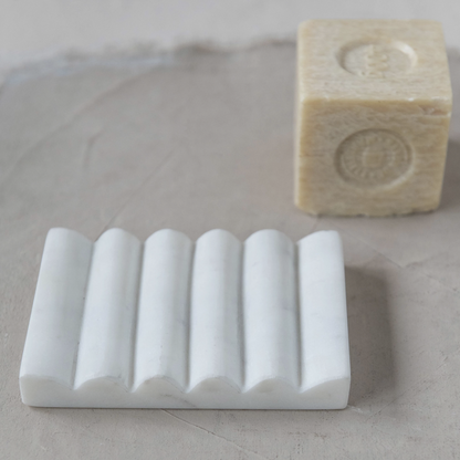 Carved Marble Soap Dish