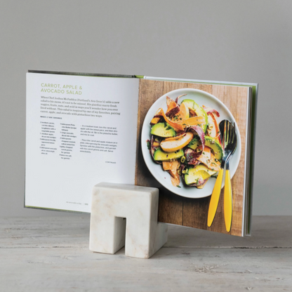 Square Marble Cookbook Stand