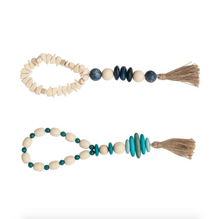 Load image into Gallery viewer, Blue &amp; Cream Shoreline Beads in two colors
