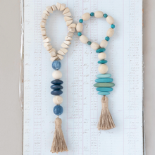 Load image into Gallery viewer, Blue &amp; Cream Shoreline Beads in two colors
