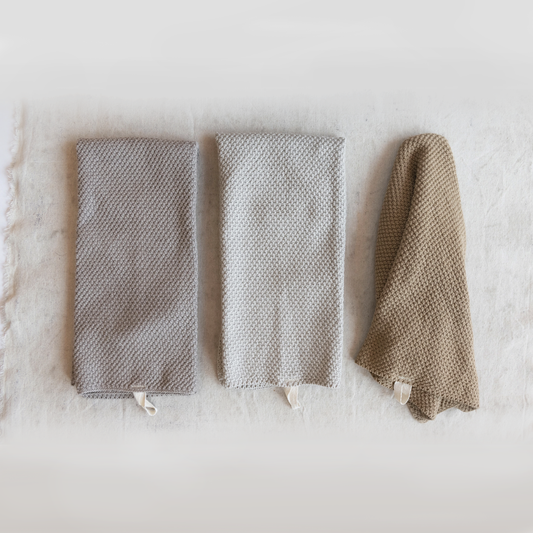 Cotton Knit Tea Towels