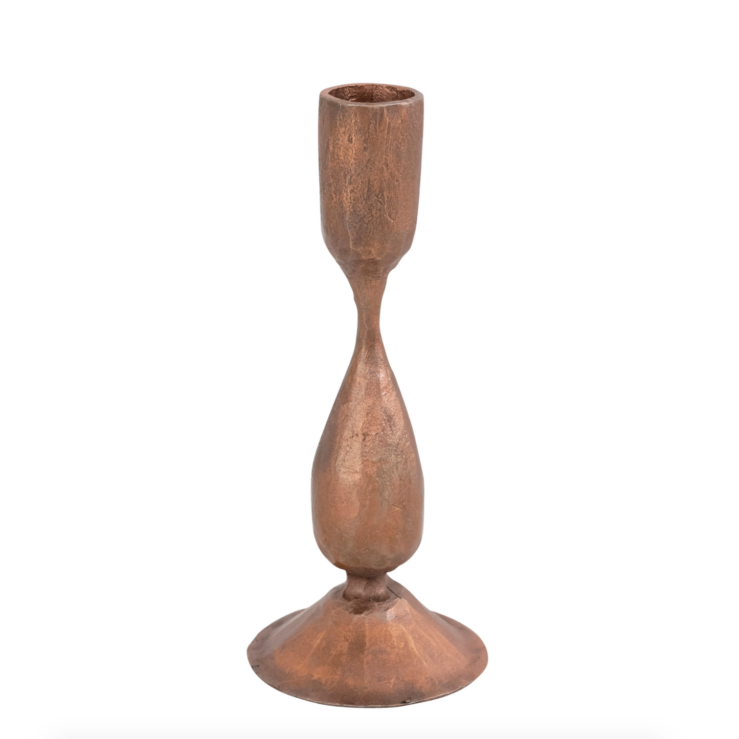 Antique Brass Hand-Forged Taper Holder