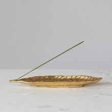 Load image into Gallery viewer, Gold Leaf Incense Holder
