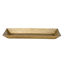 Load image into Gallery viewer, Decorative Hammered Gold Tray
