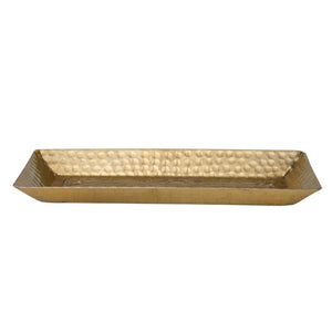 Decorative Hammered Gold Tray