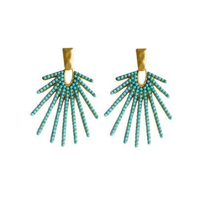 Sunburst Drop Earrings