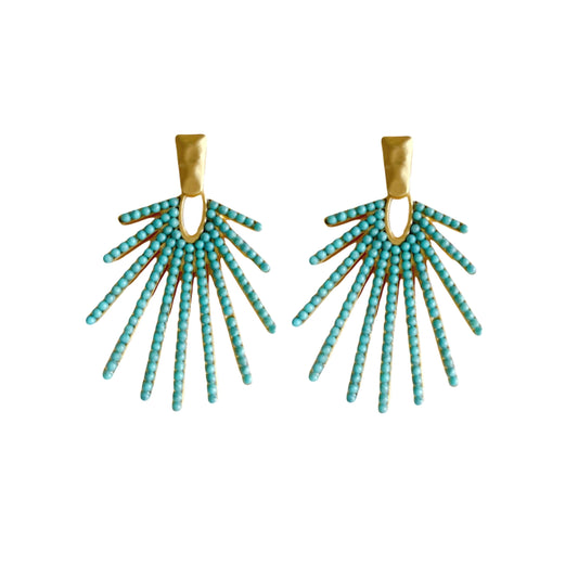 Sunburst Drop Earrings