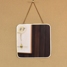 Load image into Gallery viewer, Estelle Square Brass Mirror
