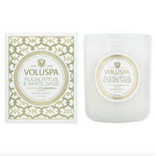 Load image into Gallery viewer, Voluspa Eucalyptus &amp; White Sage Candle
