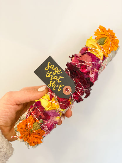Extra Large Floral Sage Sticks at Fiori Florals - Sage That Shit