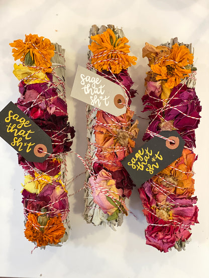 Floral Sage Sticks at Fiori Florals - Sage That Shit