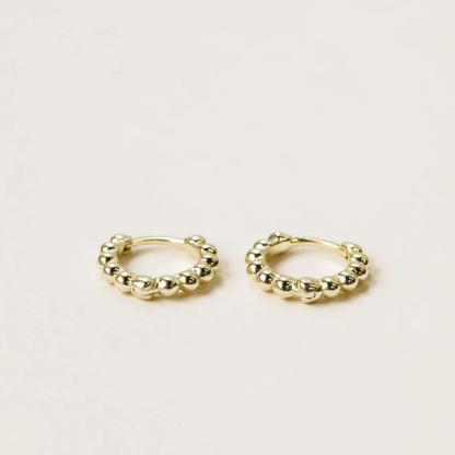 Gold Ball Hoops Small