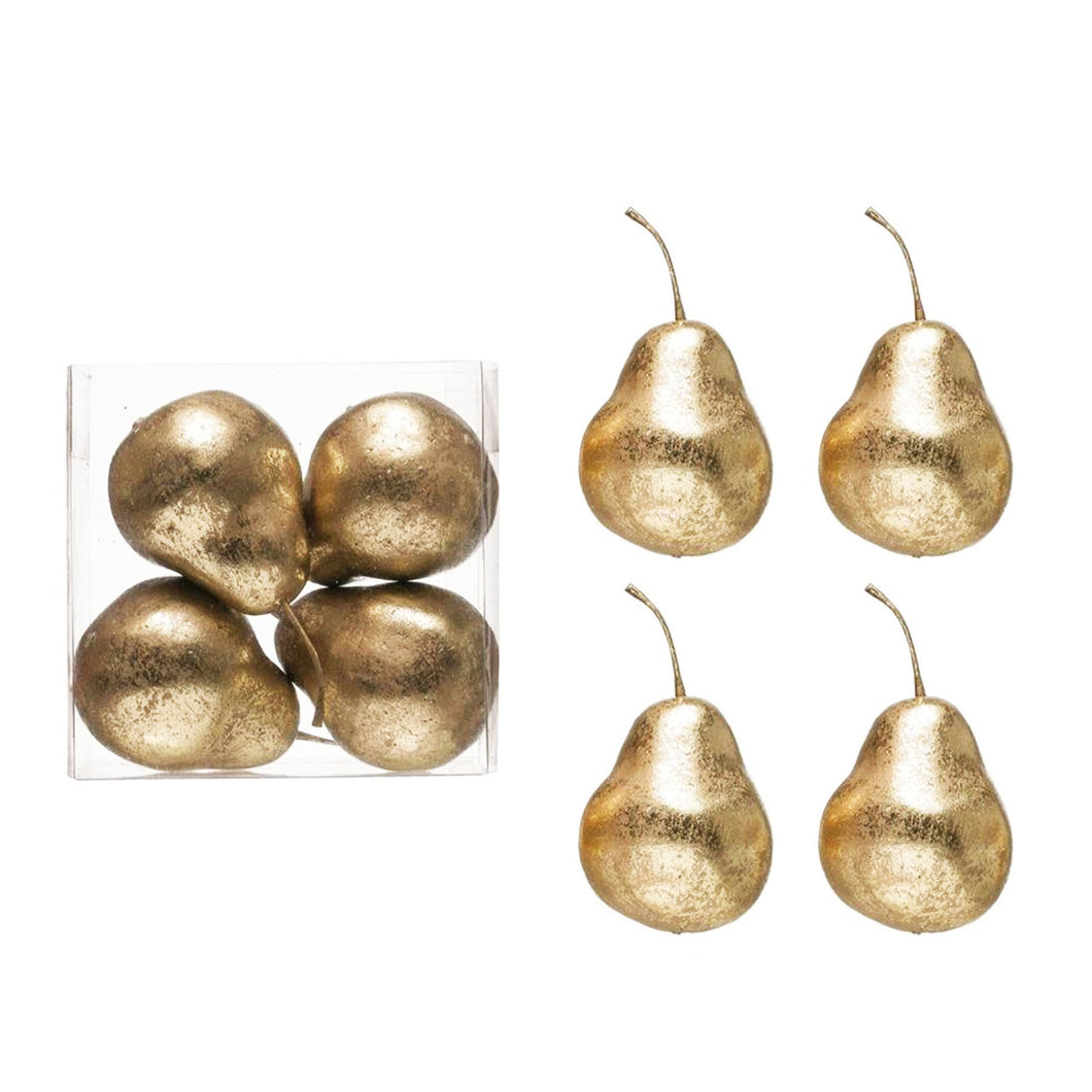Faux Metallic Pears