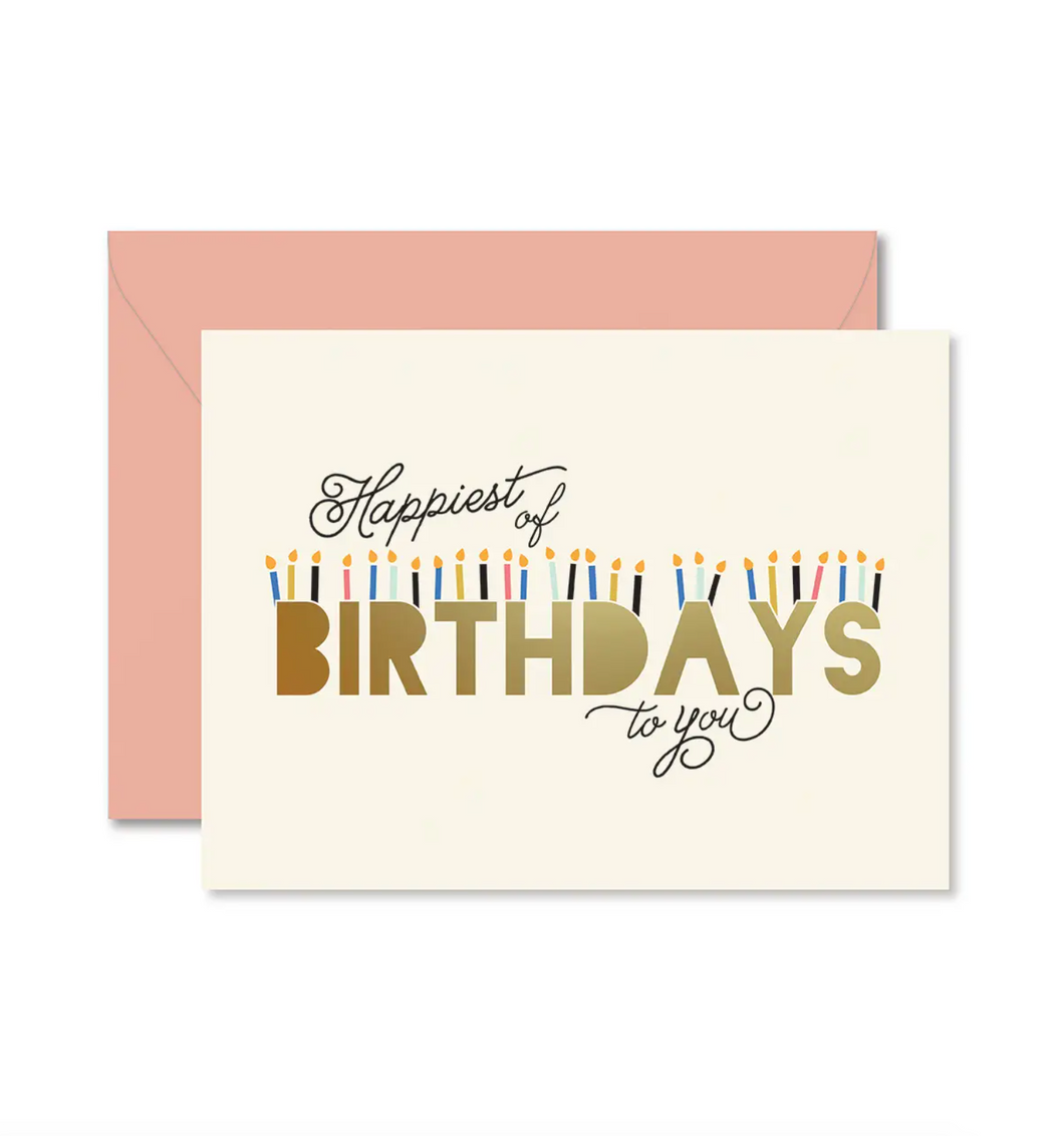 Happiest of Birthdays Card