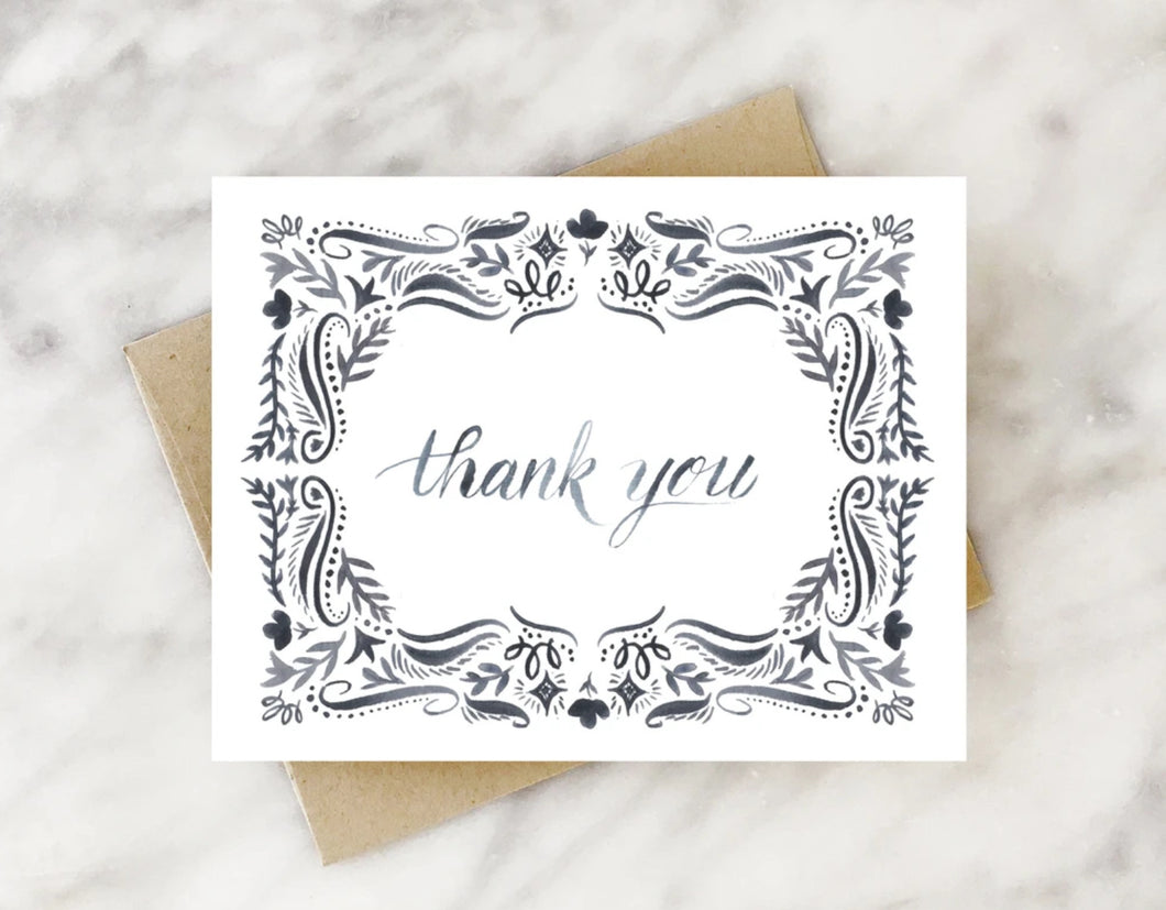Whimsy Thank You card