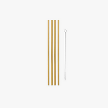 Load image into Gallery viewer, Porter Metal Straws, Set of 4
