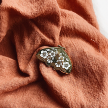 Load image into Gallery viewer, Moth Enamel Pin
