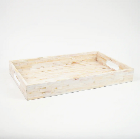 White Mother of Pearl Tray