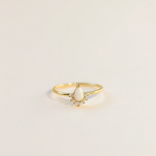 Load image into Gallery viewer, Gold Opal Burst Ring
