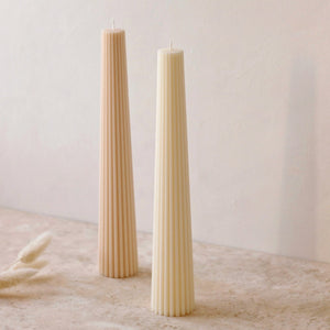 Opal Living Fluted Taper Candles