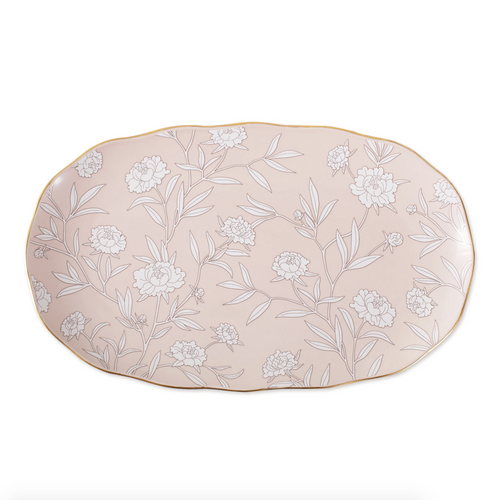 Peony Ceramic Platter