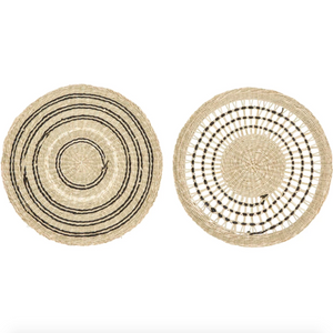 Woven Seagrass Placemat, 2 Styles