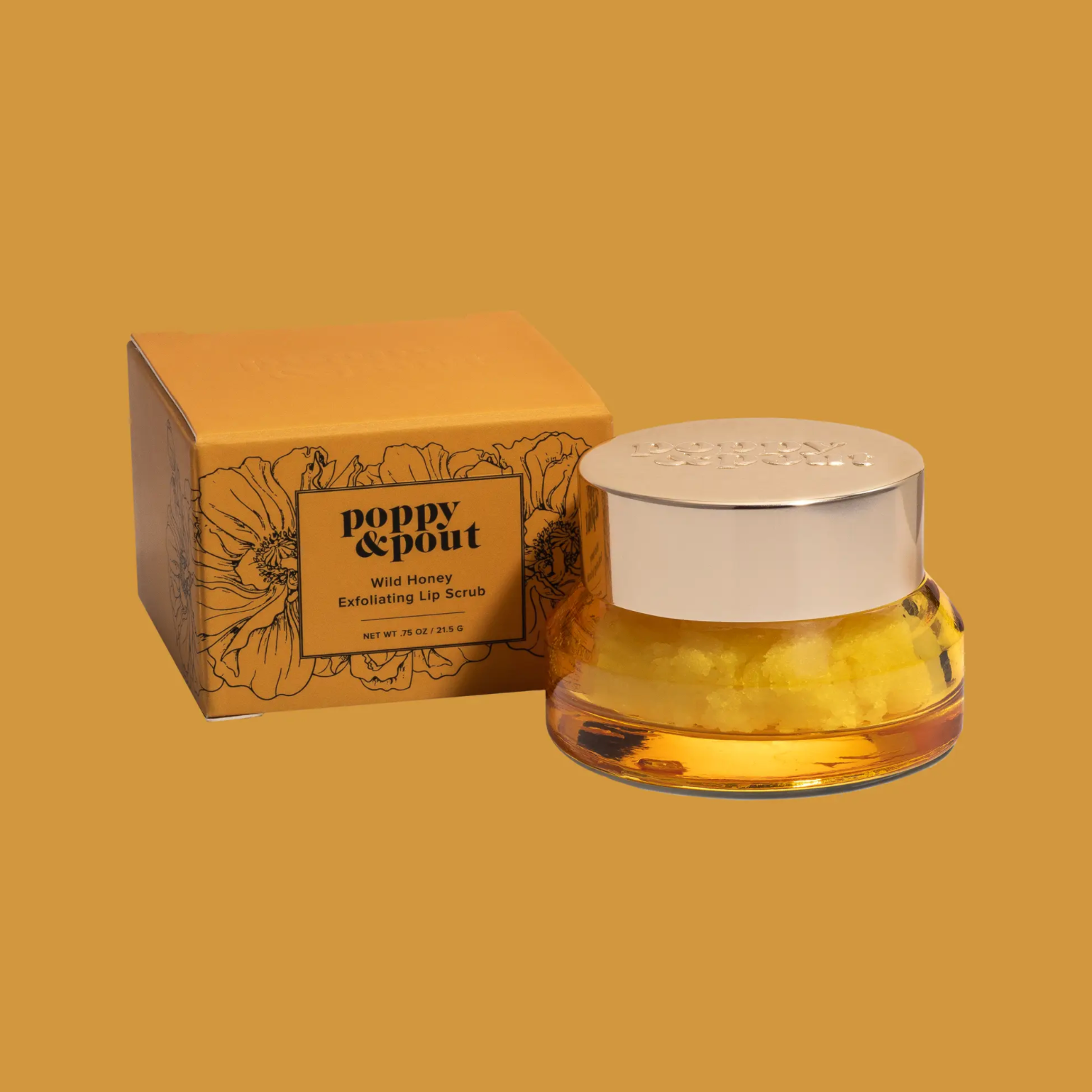 Poppy & Pout Wild Honey Lip Scrub