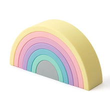 Load image into Gallery viewer, Rainbow Stacking Toy in Pastel
