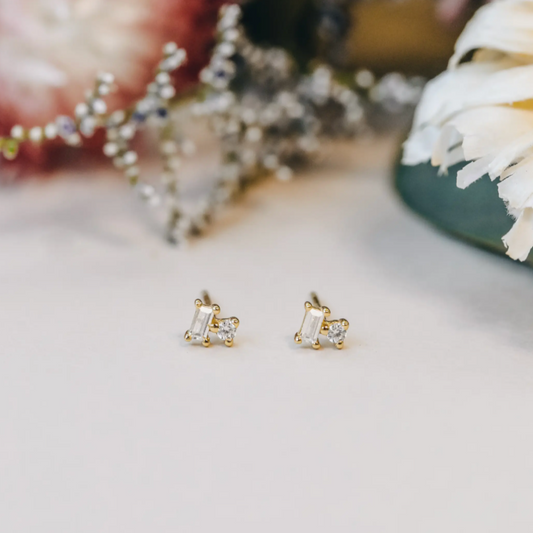 Socialite Stud Earrings Duo
