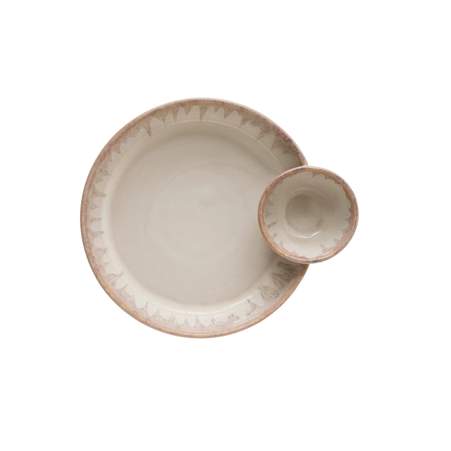 Stoneware Serving Dish w/ Sections