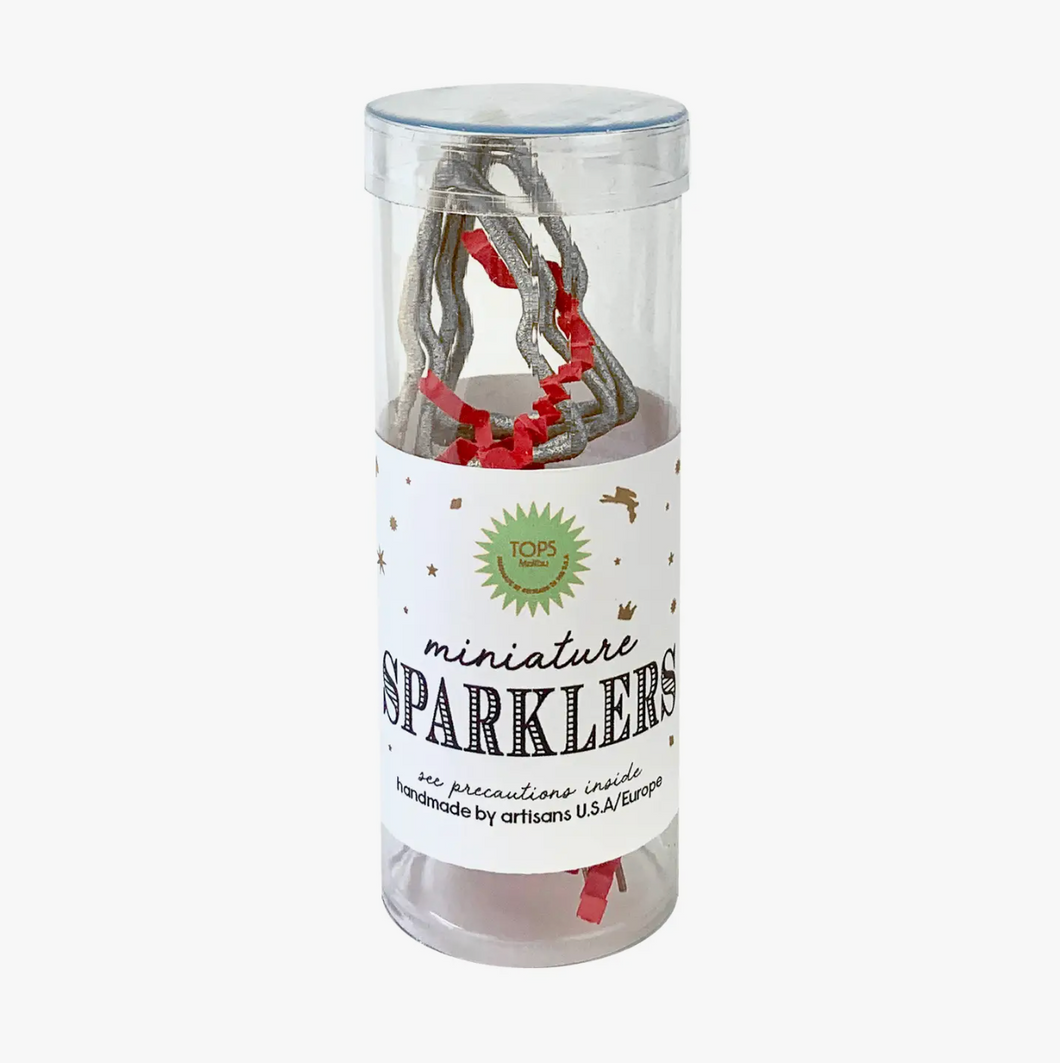 Mini Silver Sparklers Tree in Tube