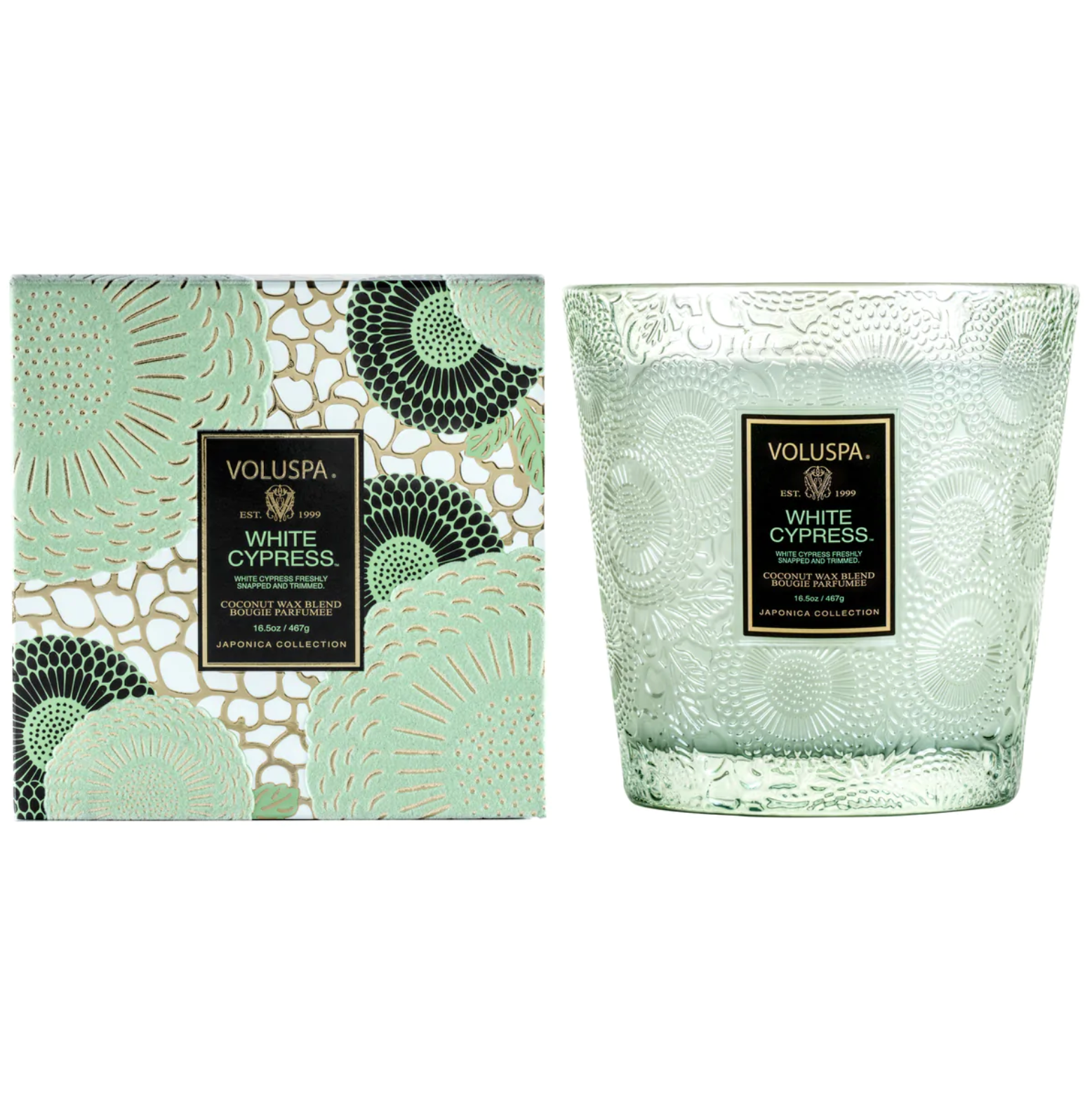 Voluspa White Cypress Hearth Candle