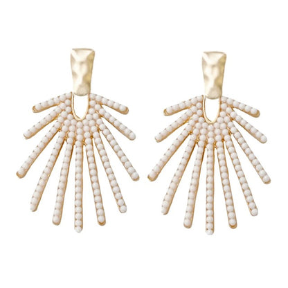 Sunburst Drop Earrings